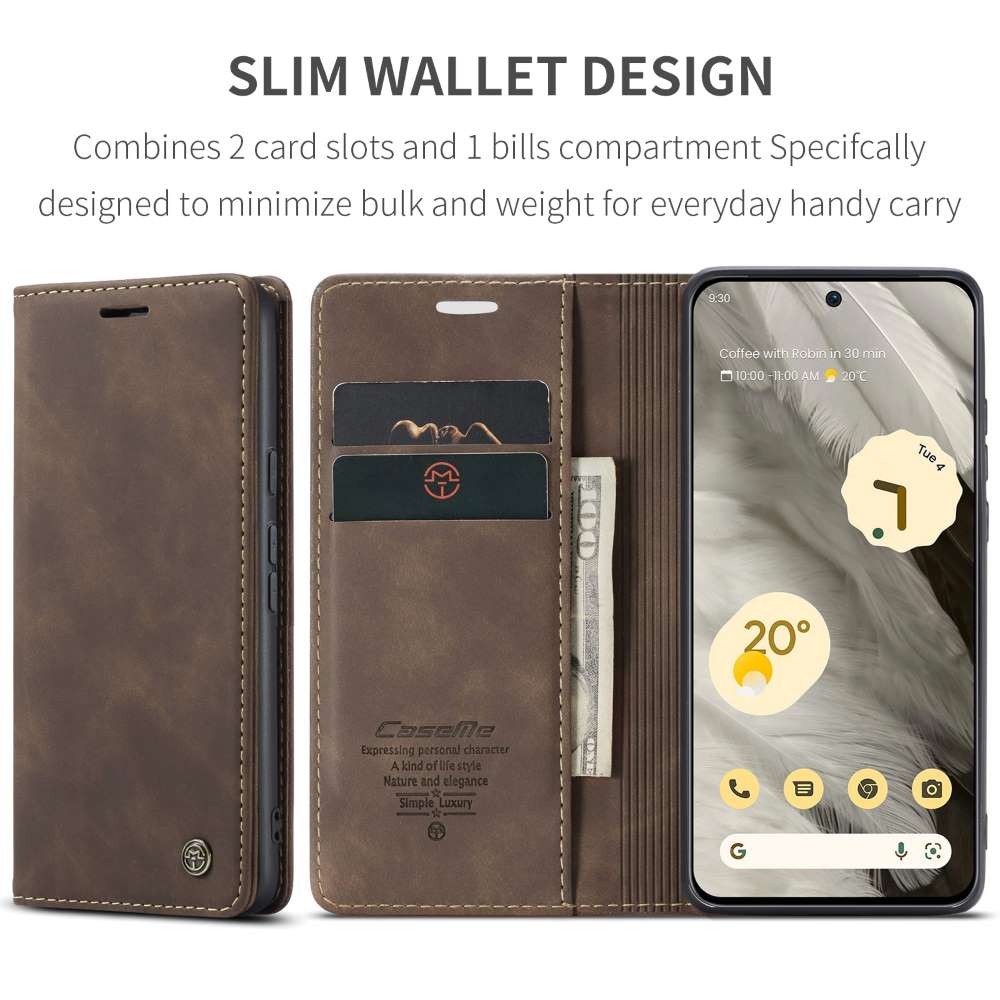 CASEME Handy Tasche für Google Pixel 8 Wallet 013 Series Klapp Hülle Business