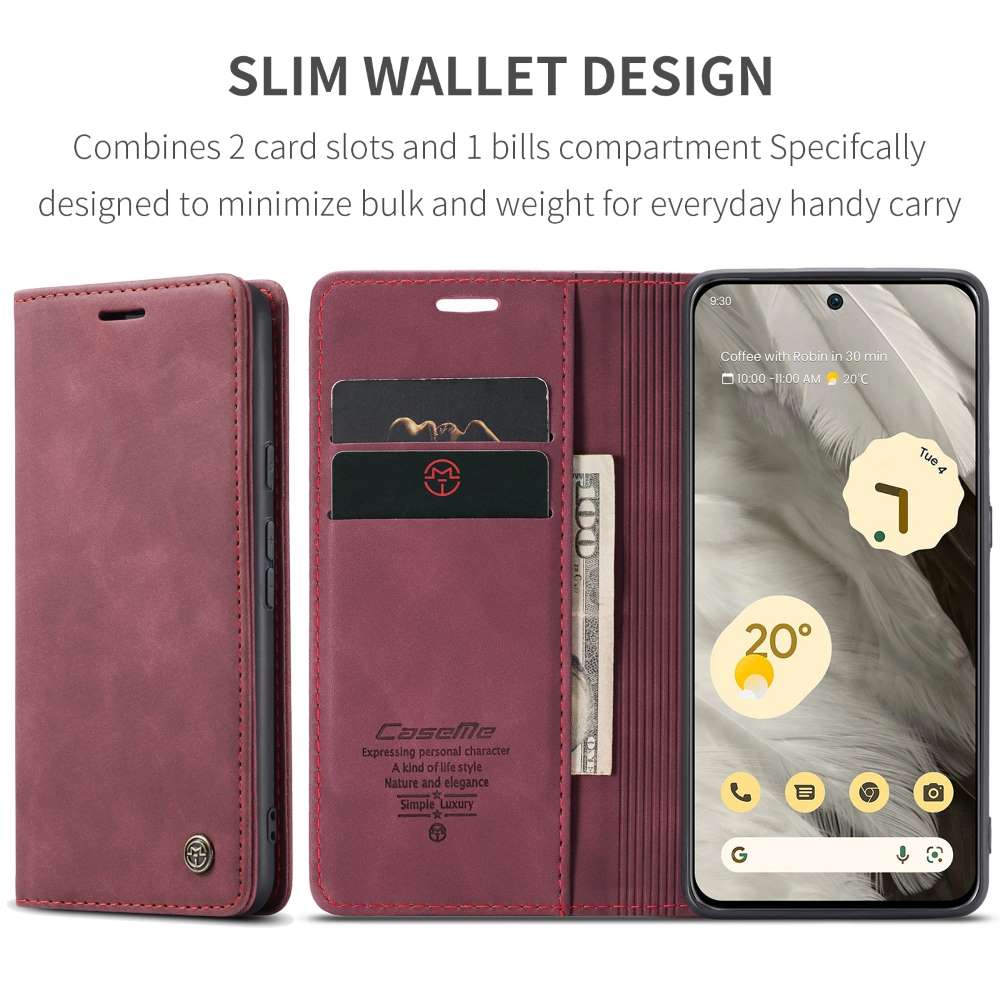 CASEME Handy Tasche für Google Pixel 8 Wallet 013 Series Klapp Hülle Business
