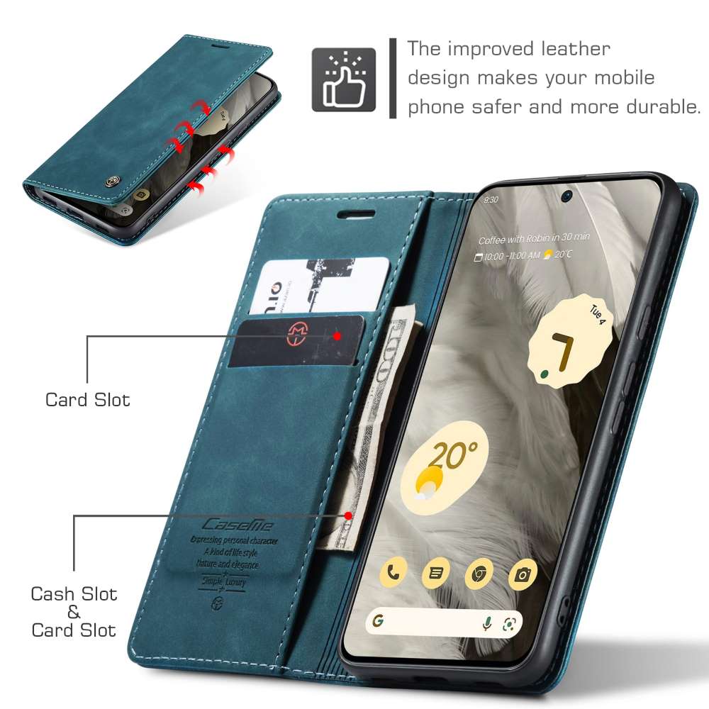 CASEME Handy Tasche für Google Pixel 8 Wallet 013 Series Klapp Hülle Business