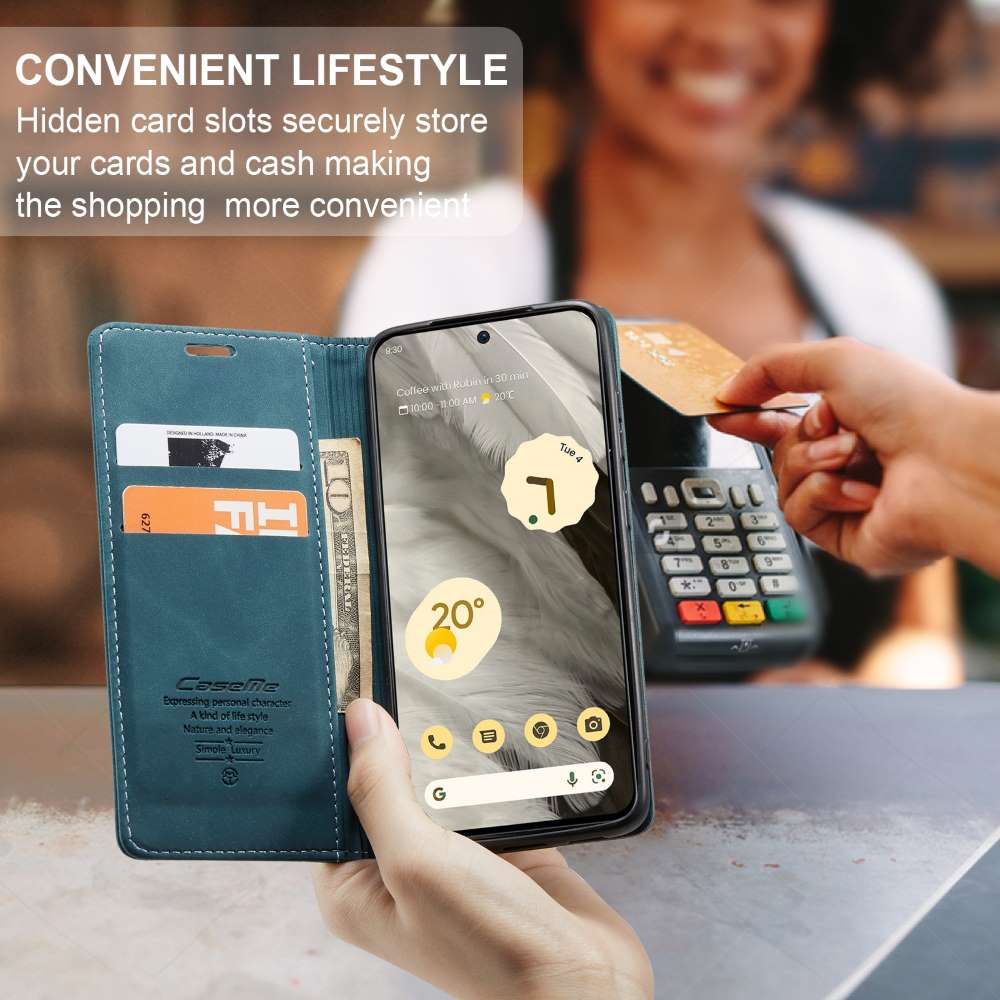CASEME Handy Tasche für Google Pixel 8 Wallet 013 Series Klapp Hülle Business