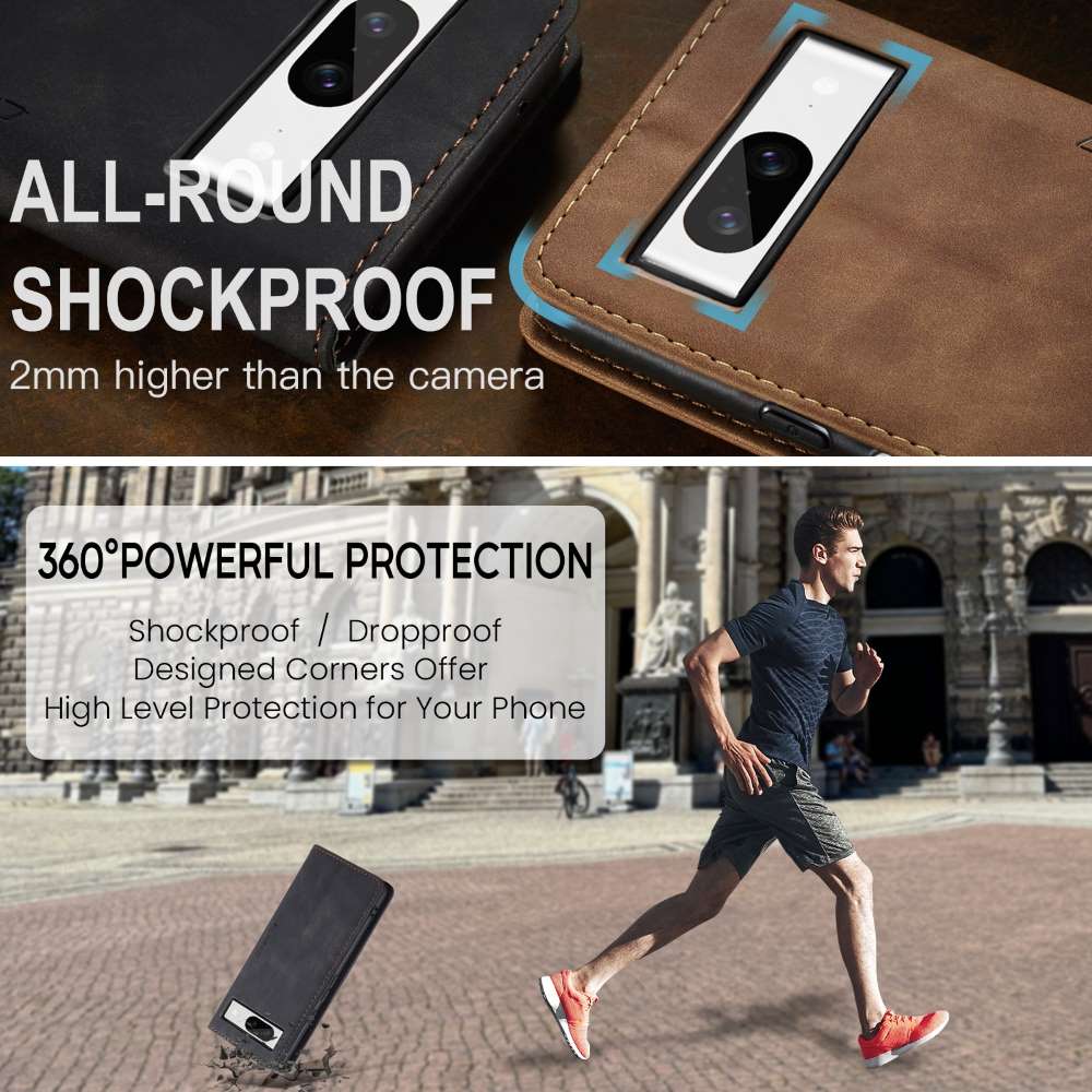 CASEME Handy Tasche für Google Pixel 8 Wallet 013 Series Klapp Hülle Business