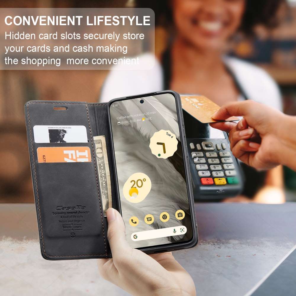 CASEME Handy Tasche für Google Pixel 8 Wallet 013 Series Klapp Hülle Business