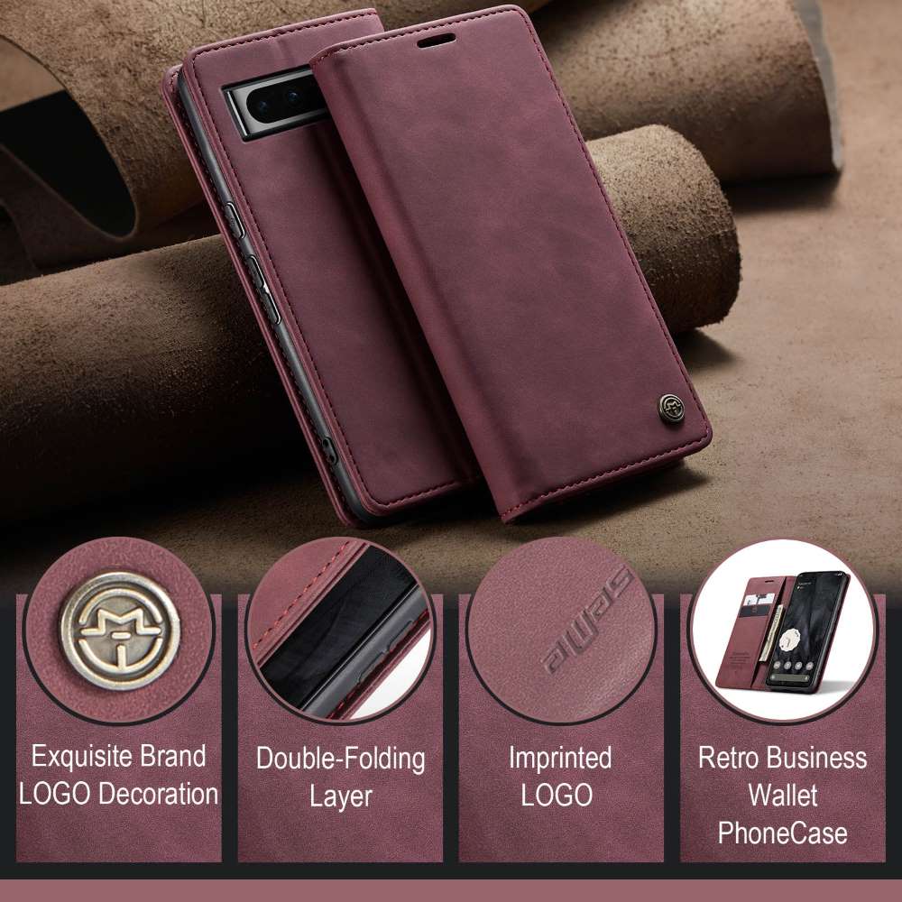 CASEME Handy Tasche für Google Pixel 8 PRO Wallet 013 Series Hülle Klapp Etui