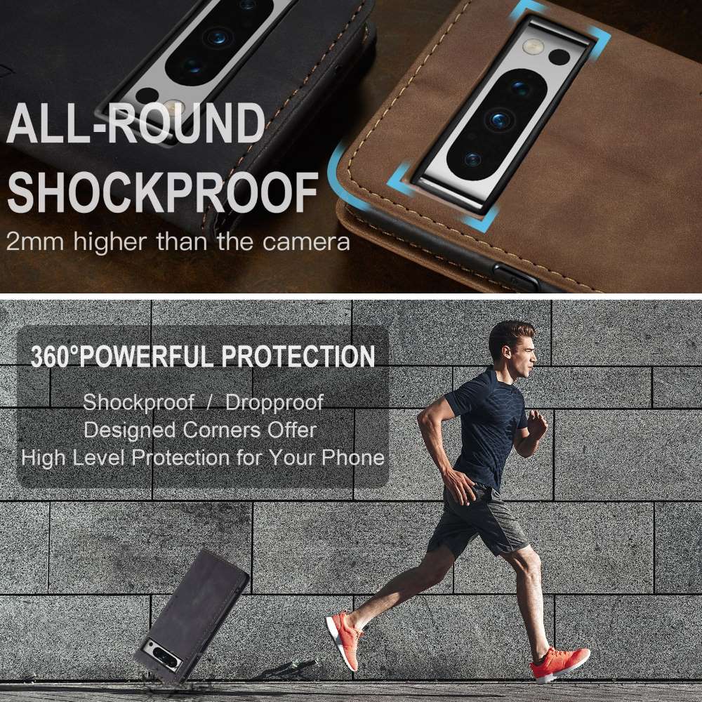 CASEME Handy Tasche für Google Pixel 8 PRO Wallet 013 Series Hülle Klapp Etui