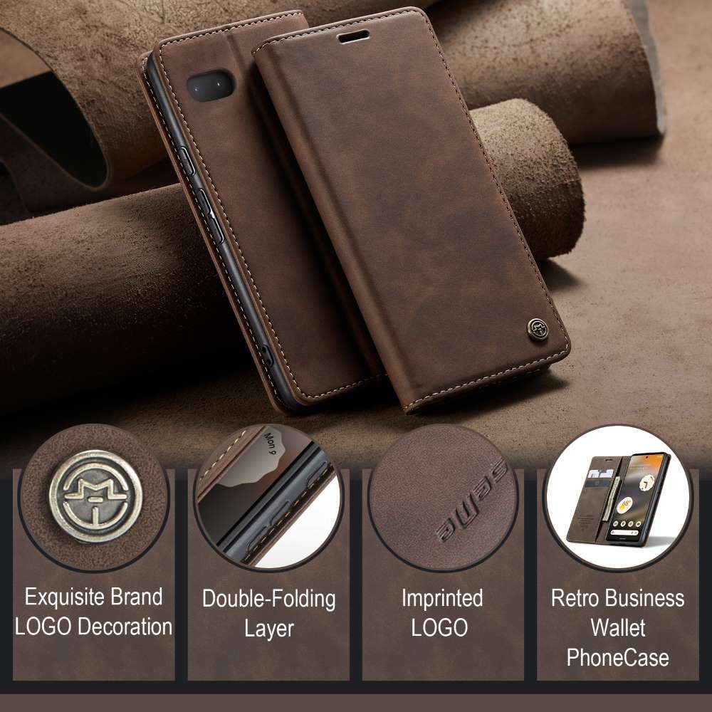 CASEME Handy Tasche für Google Pixel 6a Wallet 013 Series Klapp Hülle Business