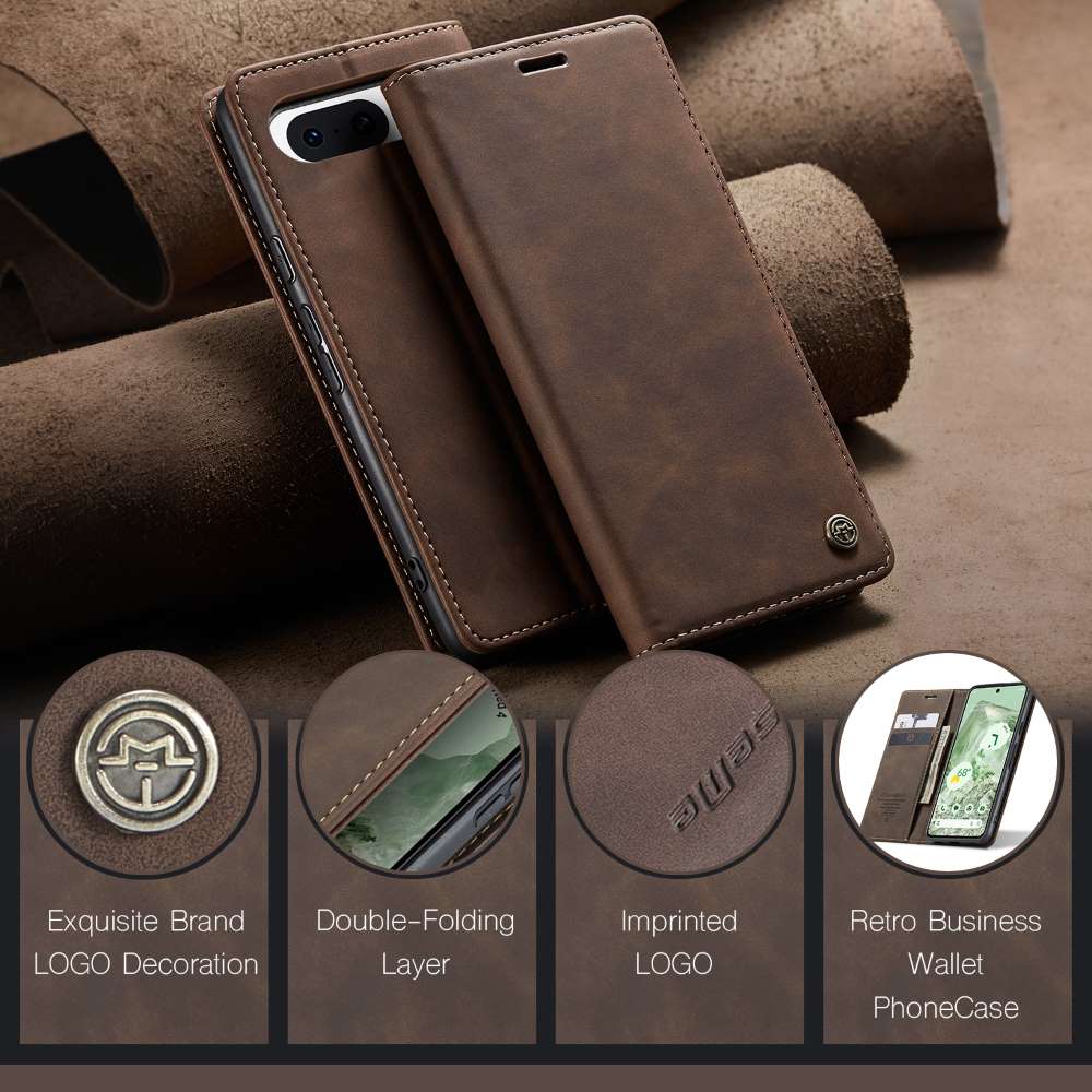 CASEME Handy Tasche für Google Pixel 8a Wallet 013 Series Klapp Hülle Business