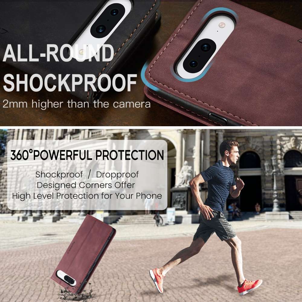 CASEME Handy Tasche für Google Pixel 8a Wallet 013 Series Klapp Hülle Business