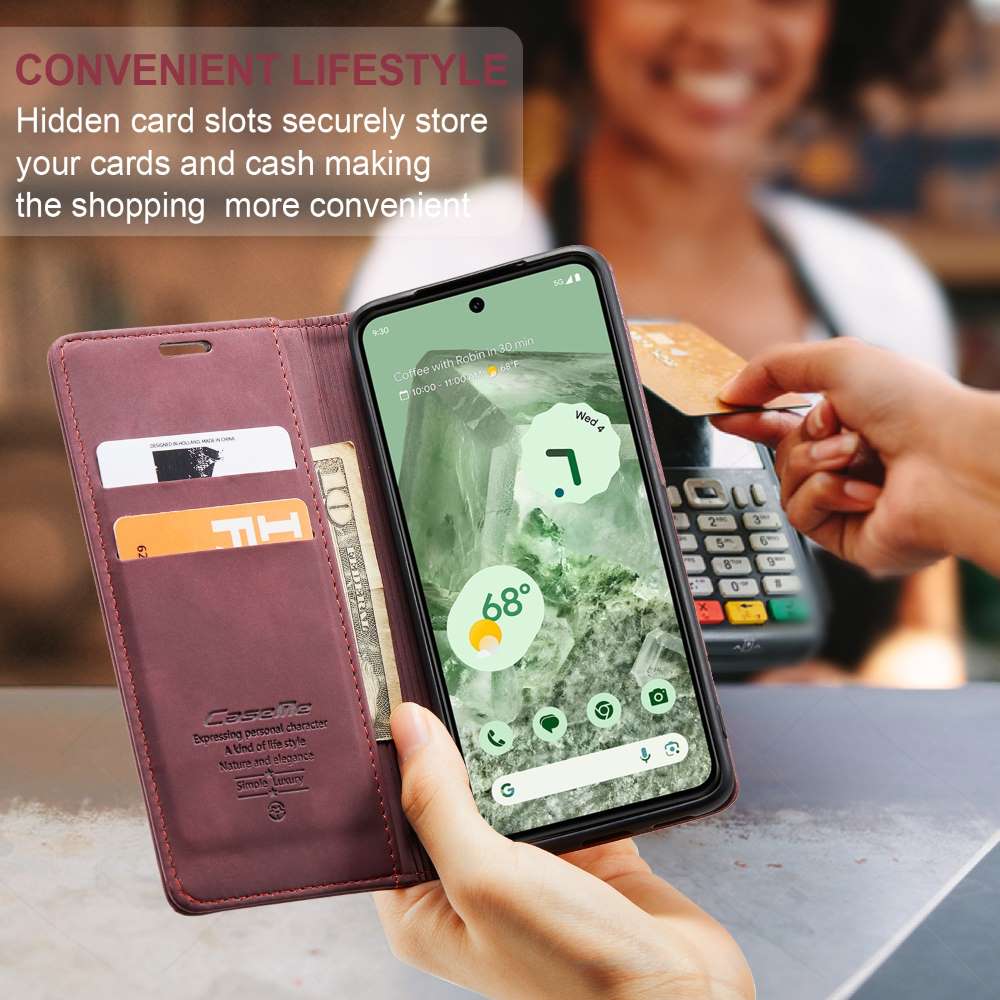 CASEME Handy Tasche für Google Pixel 8a Wallet 013 Series Klapp Hülle Business