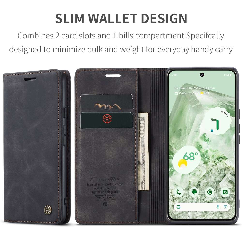 CASEME Handy Tasche für Google Pixel 8a Wallet 013 Series Klapp Hülle Business