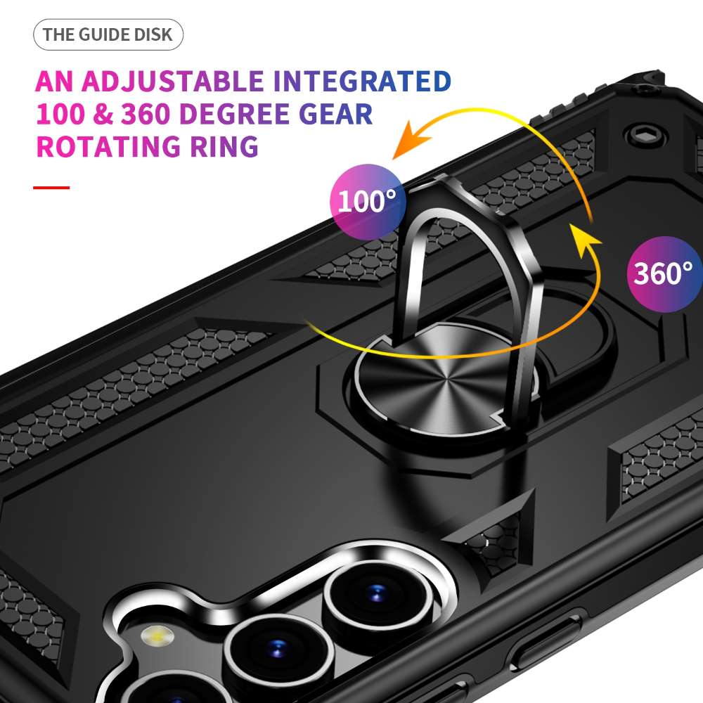 Outdoor Hülle für Samsung Galaxy S24 PLUS TPU PC Hybrid Sergeant Ring Cover Case