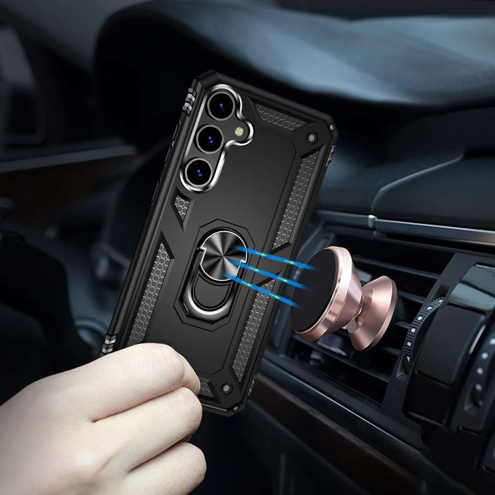 Outdoor Hülle für Samsung Galaxy S24 PLUS TPU PC Hybrid Sergeant Ring Cover Case