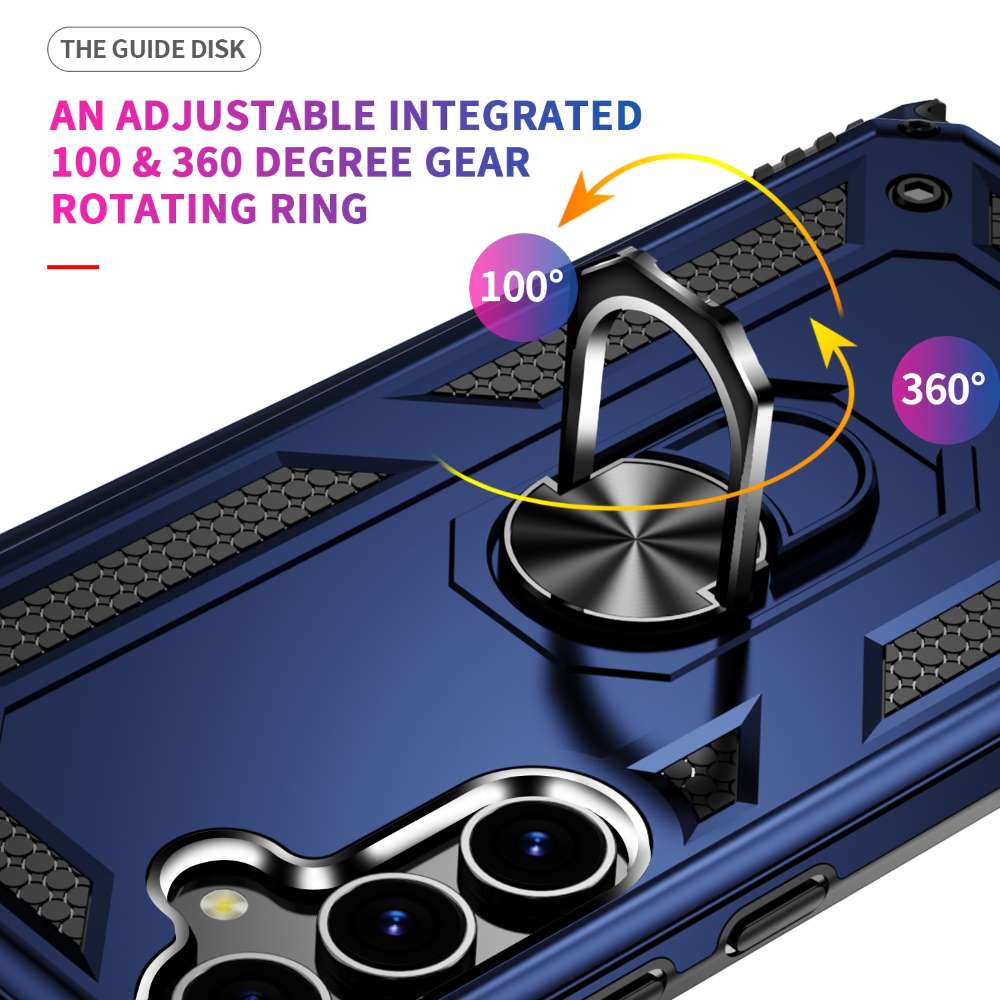 Outdoor Hülle für Samsung Galaxy S24 PLUS TPU PC Hybrid Sergeant Ring Cover Case