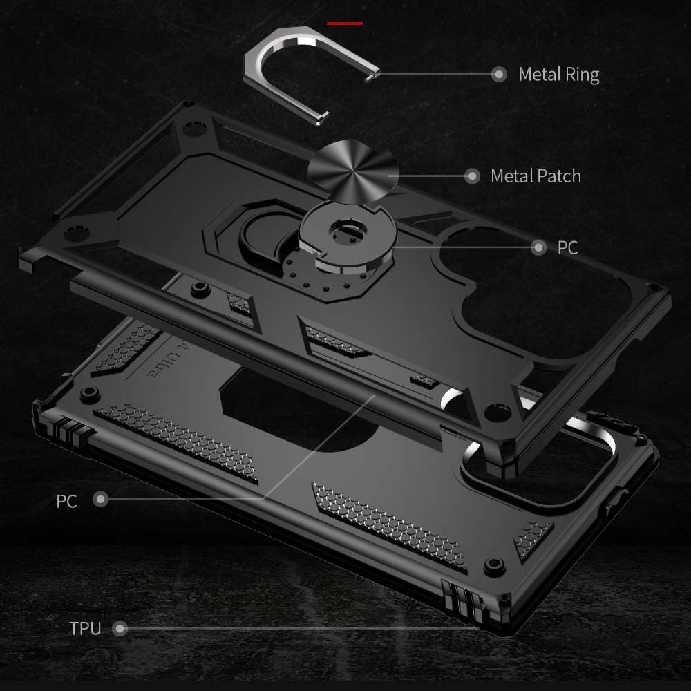 Outdoor Hülle für Samsung Galaxy S24 ULTRA TPU PC Hybrid Sergeant Schutzcase