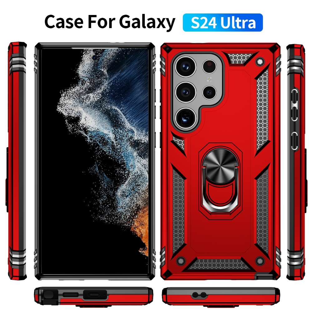 Outdoor Hülle für Samsung Galaxy S24 ULTRA TPU PC Hybrid Sergeant Schutzcase