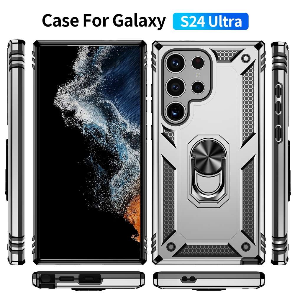 Outdoor Hülle für Samsung Galaxy S24 ULTRA TPU PC Hybrid Sergeant Schutzcase