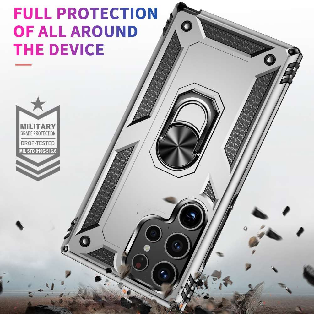 Outdoor Hülle für Samsung Galaxy S24 ULTRA TPU PC Hybrid Sergeant Schutzcase
