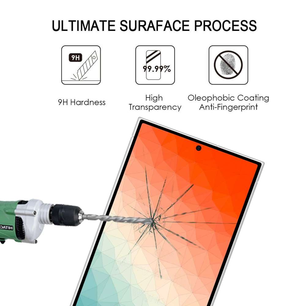 Schutzglas für Samsung Galaxy S24 ULTRA Full Cover Full Glue Tempered Glass