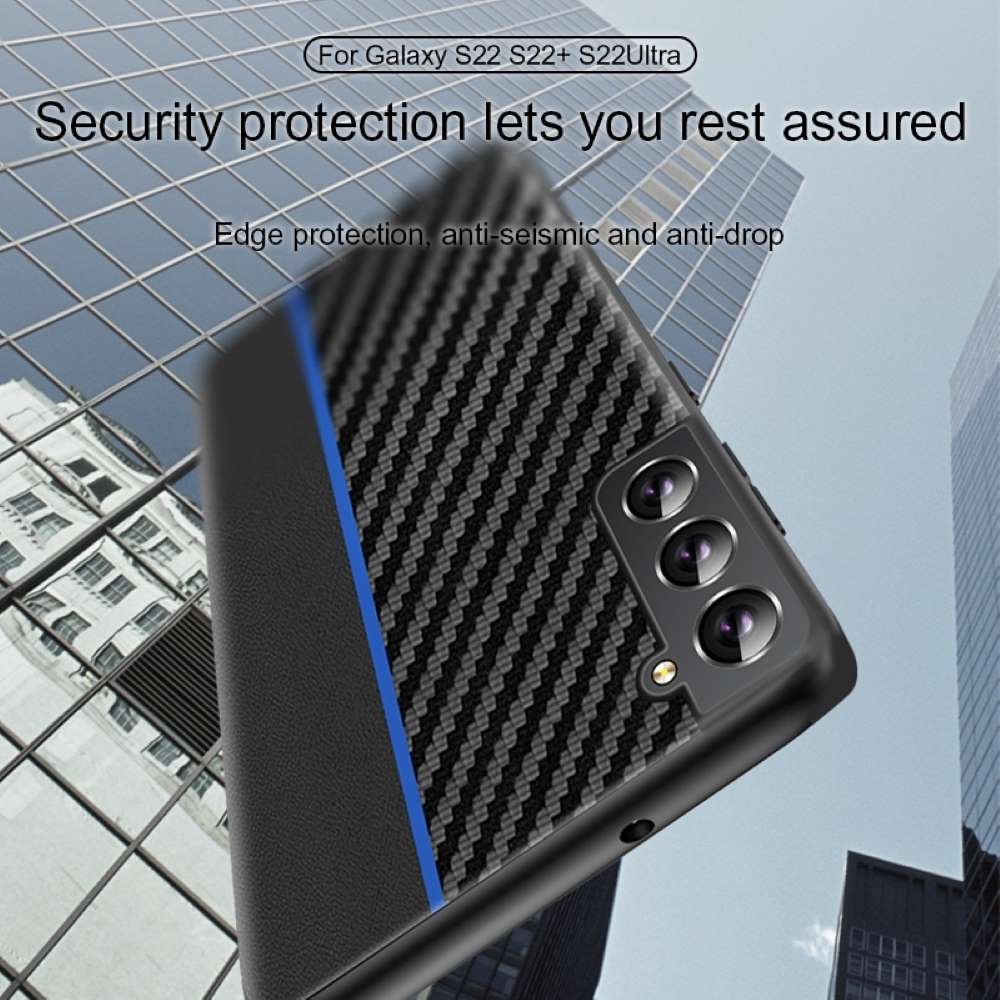 Hard Cover für Samsung Galaxy S24 ULTRA Ultradünn Carbon Schutz Hülle Streifen
