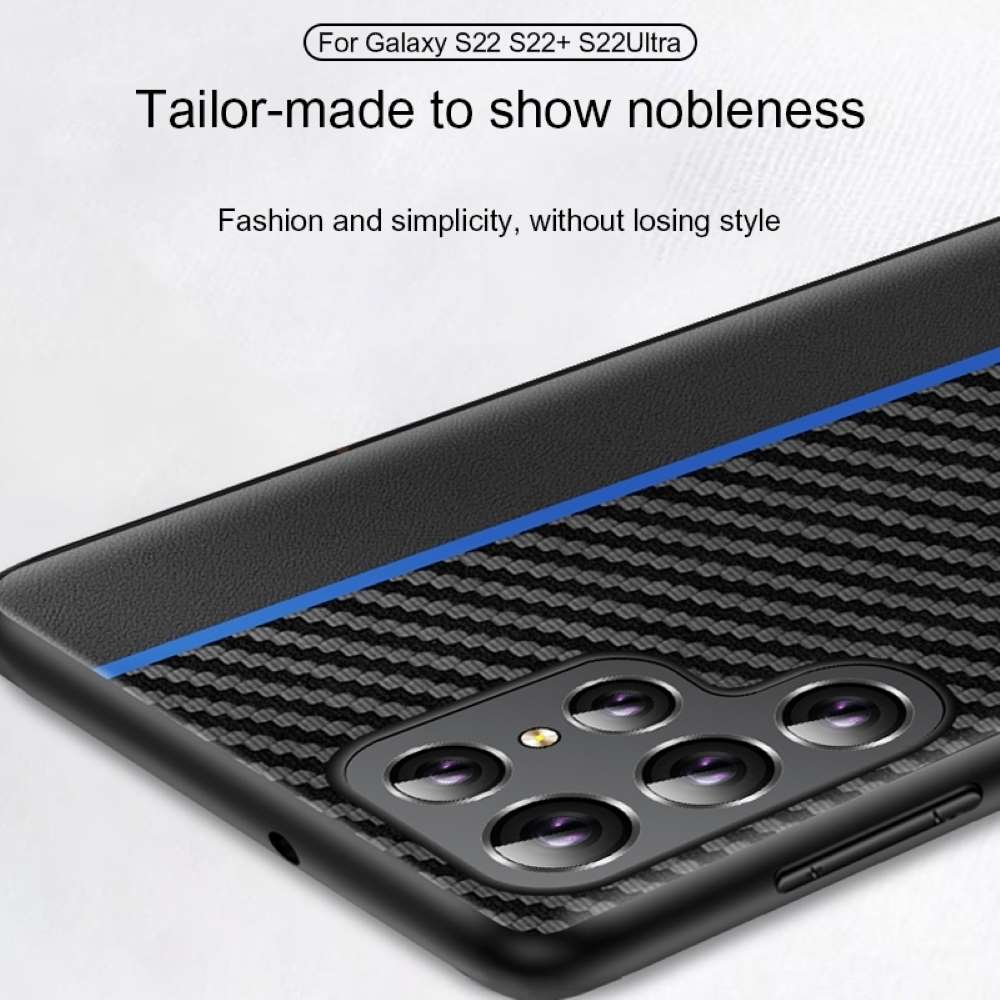 Hard Cover für Samsung Galaxy S24 ULTRA Ultradünn Carbon Schutz Hülle Streifen