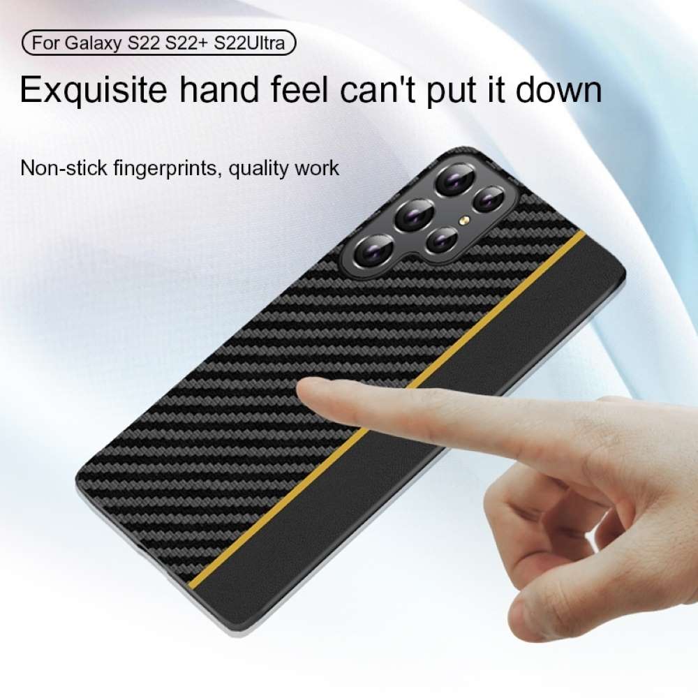 Hard Cover für Samsung Galaxy S24 ULTRA Ultradünn Carbon Schutz Hülle Streifen