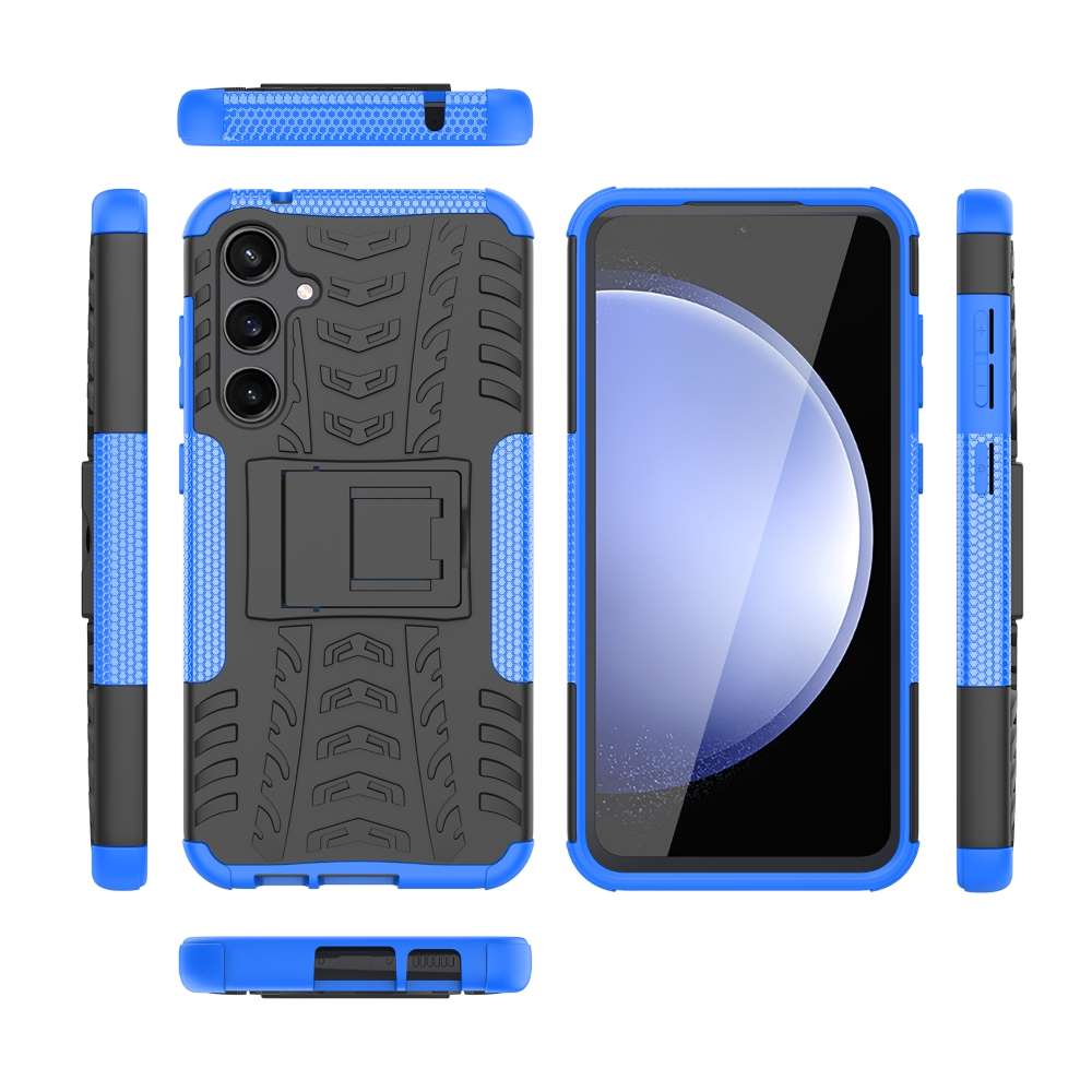 Outdoor Hülle für Samsung Galaxy S23 FE Tire Rutschfest Kickstand Schutz Cover
