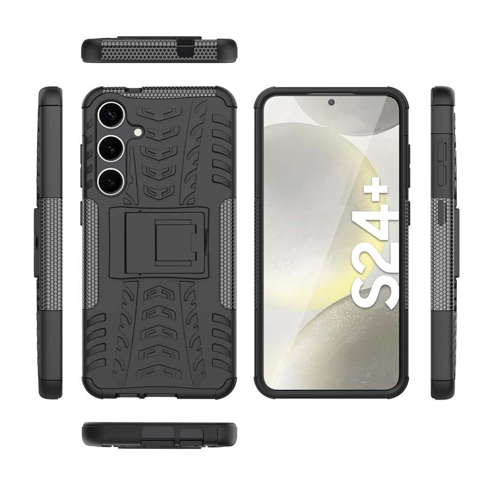 Outdoor Hülle für Samsung Galaxy S24 PLUS Tire Rutschfest Kickstand Schutz Cover