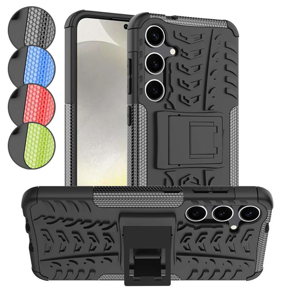 Outdoor Hülle für Samsung Galaxy S24 PLUS Tire Rutschfest Kickstand Schutz Cover