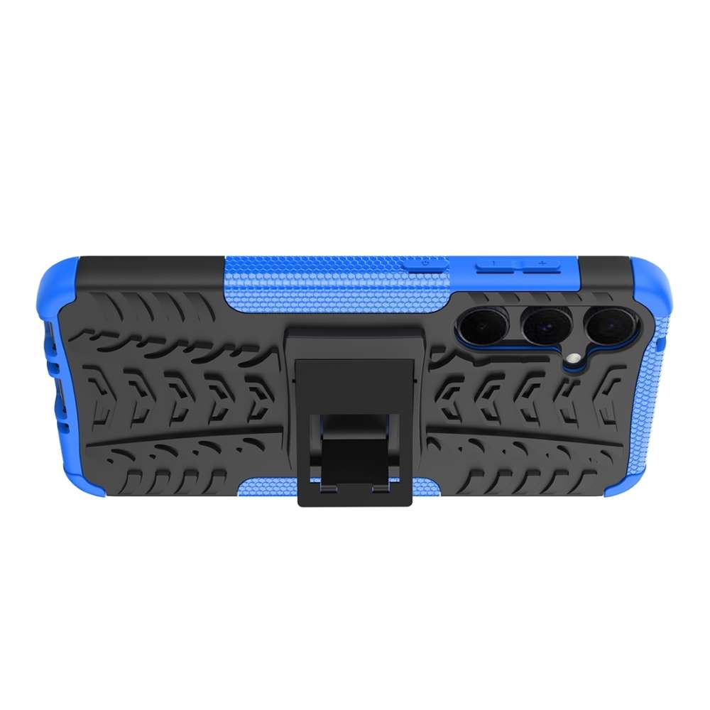Outdoor Hülle für Samsung Galaxy A35 Tire Rutschfest Kickstand PC TPU Cover Case