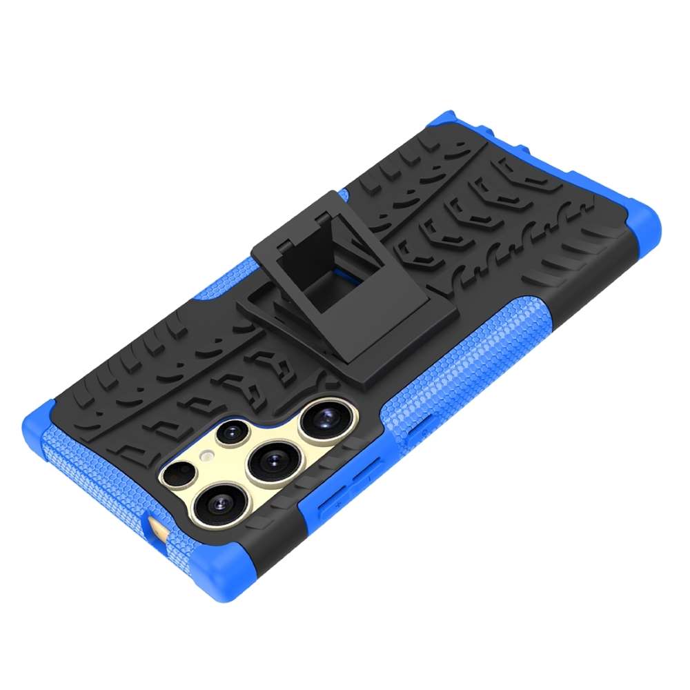 Outdoor Hülle für Samsung Galaxy S24 ULTRA Tire Rutschfest Stand PC TPU Case