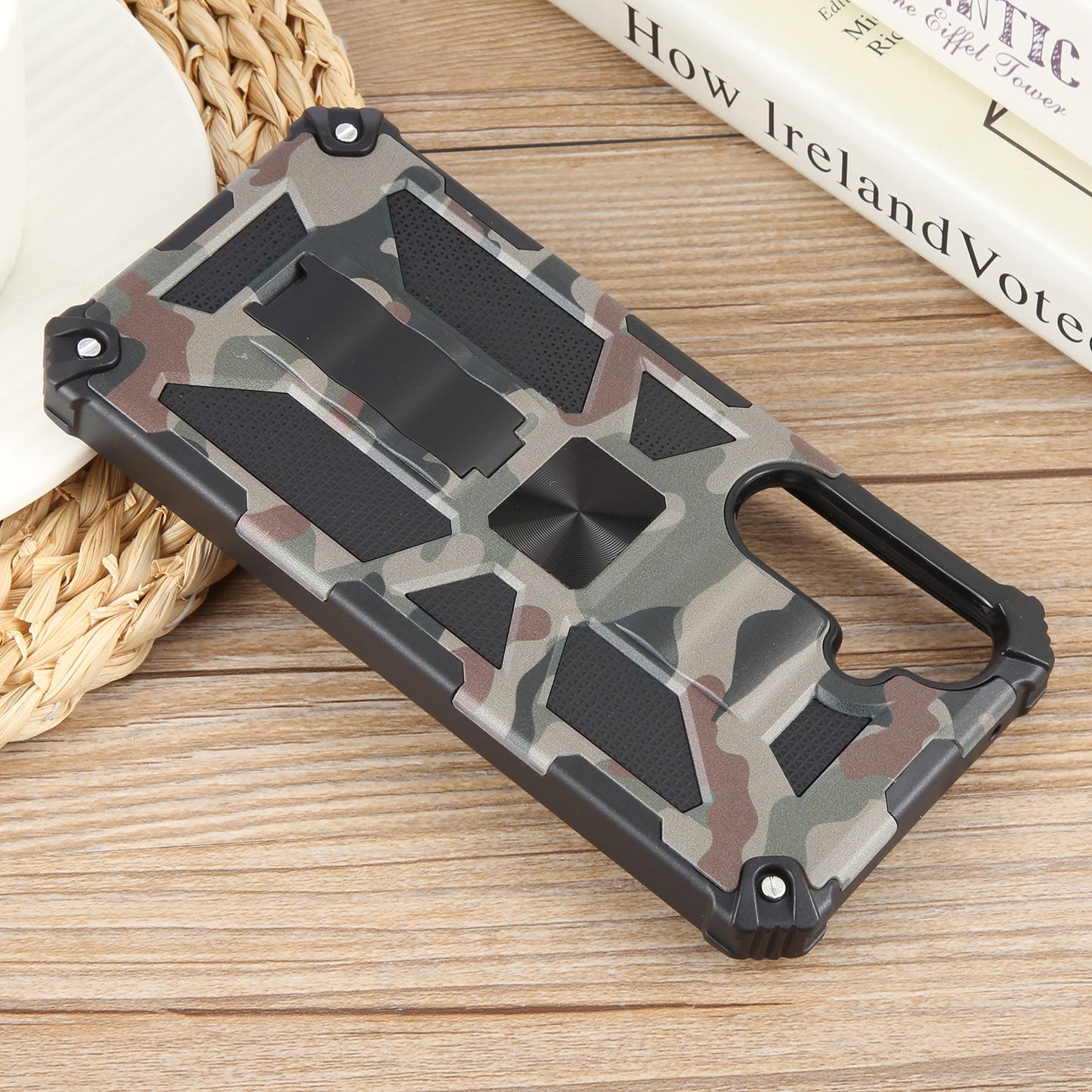 Outdoor Hülle für Samsung Galaxy A35 Camouflage Shockproof Schutz Armor Cover