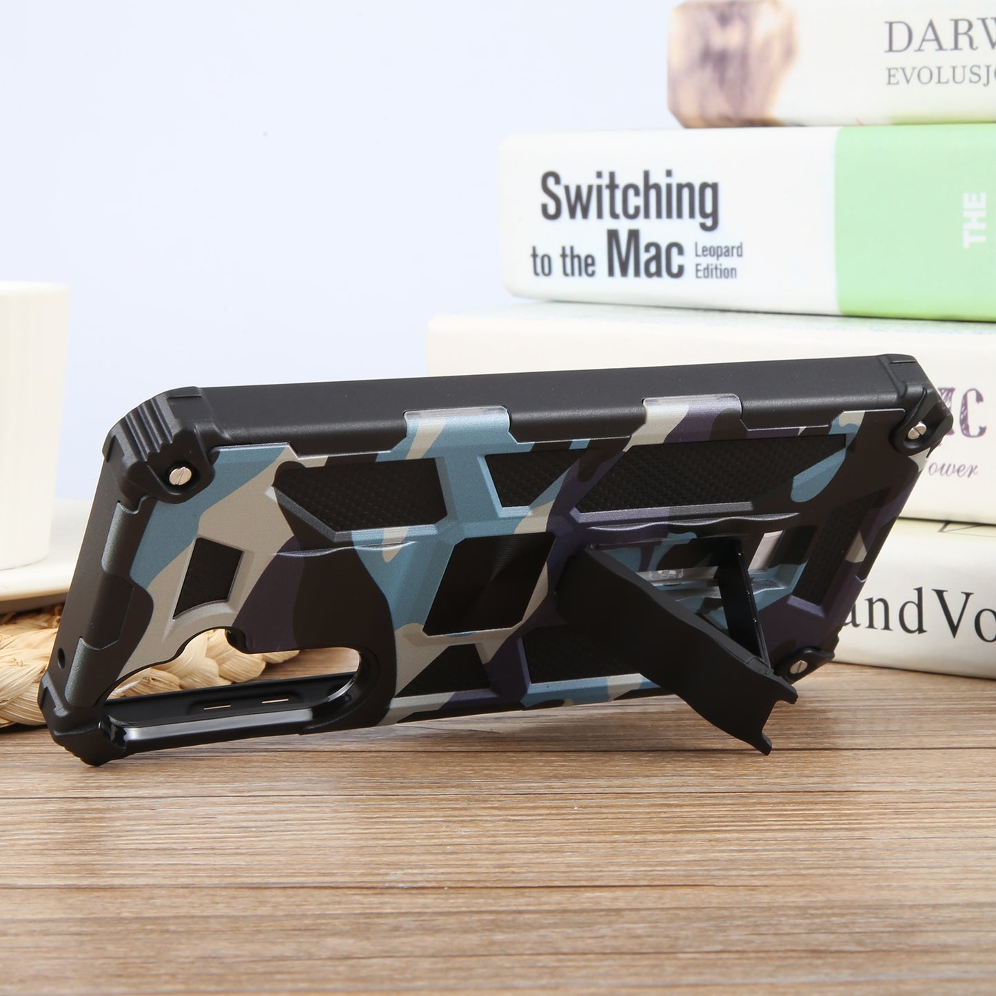Outdoor Hülle für Samsung Galaxy A35 Camouflage Shockproof Schutz Armor Cover