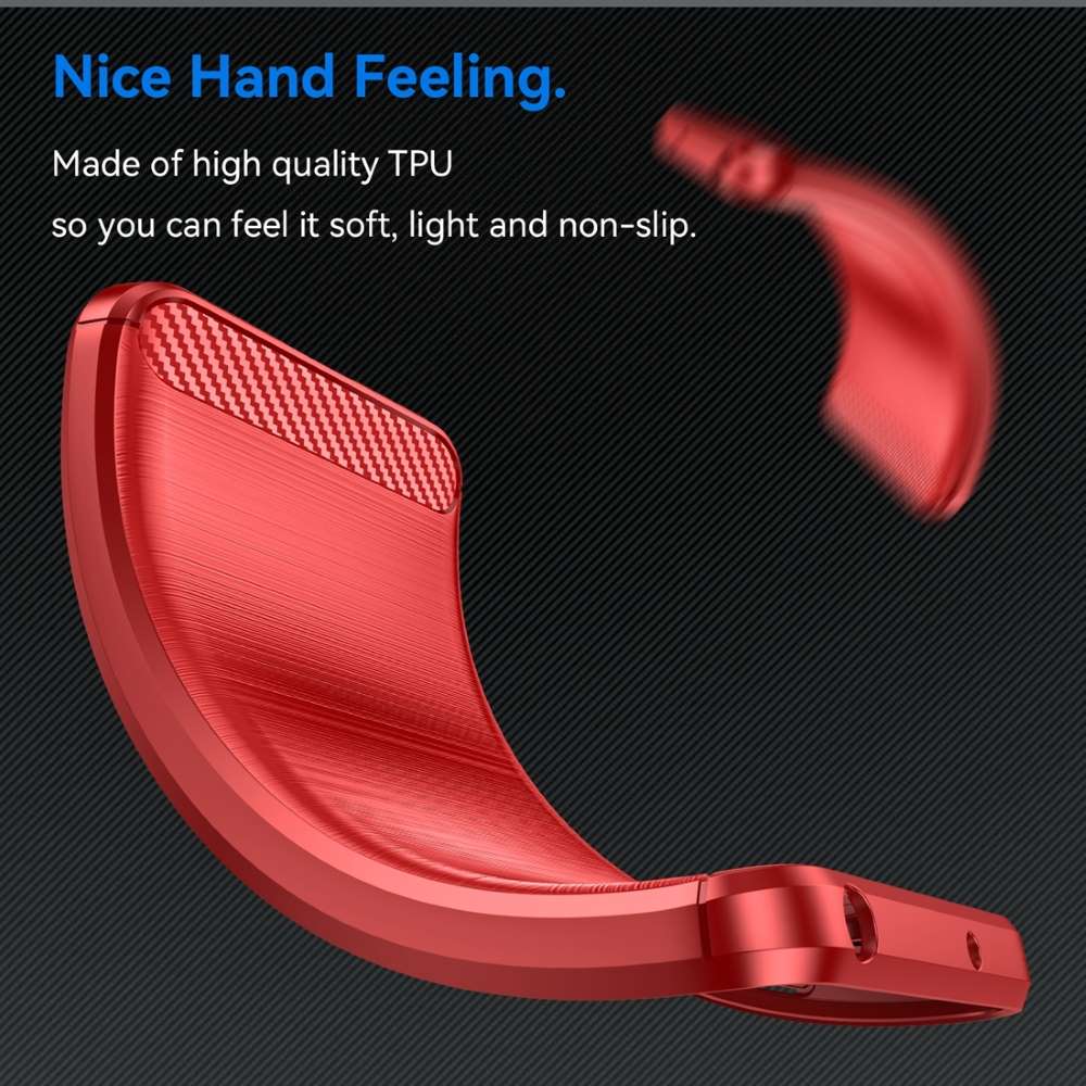 TPU Hülle für Xiaomi 14 Ultra Carbon Fiber Skin Brushed Schutzcover Soft Case