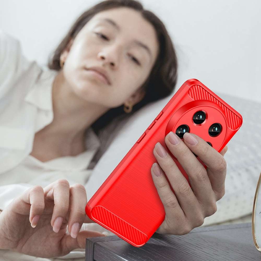 TPU Hülle für Xiaomi 14 Ultra Carbon Fiber Skin Brushed Schutzcover Soft Case