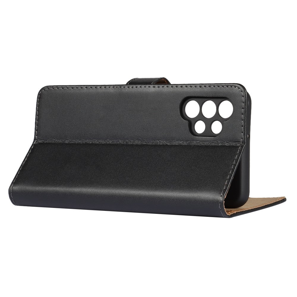 Wallet Case für SAMSUNG GALAXY A32 5G TPU Split Echt Leder Handy Tasche Hülle
