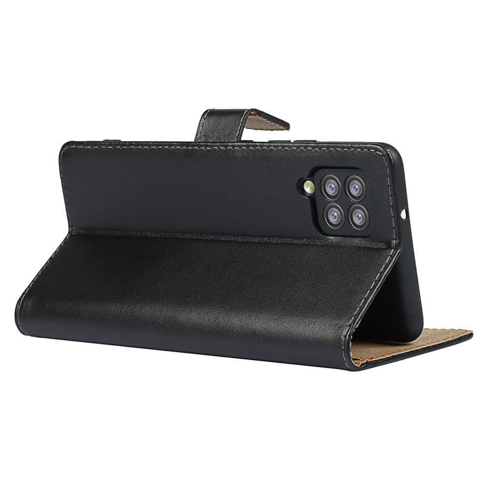 Wallet Case für SAMSUNG GALAXY A42 5G TPU Split Echt Leder Handy Tasche Hülle