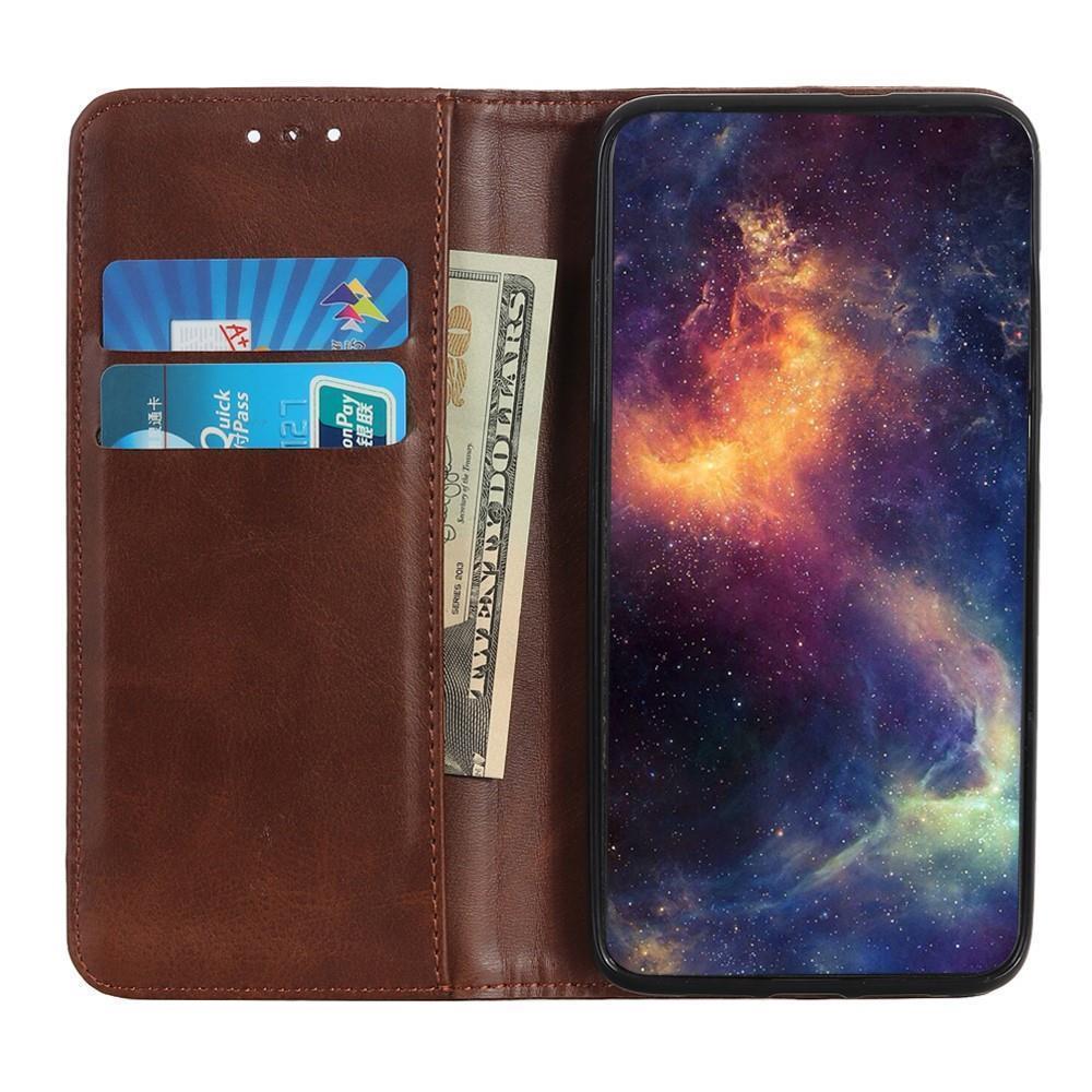 Wallet Case für SAMSUNG GALAXY A22 5G Echt Leder Magnet Handy Tasche Klapp Hülle