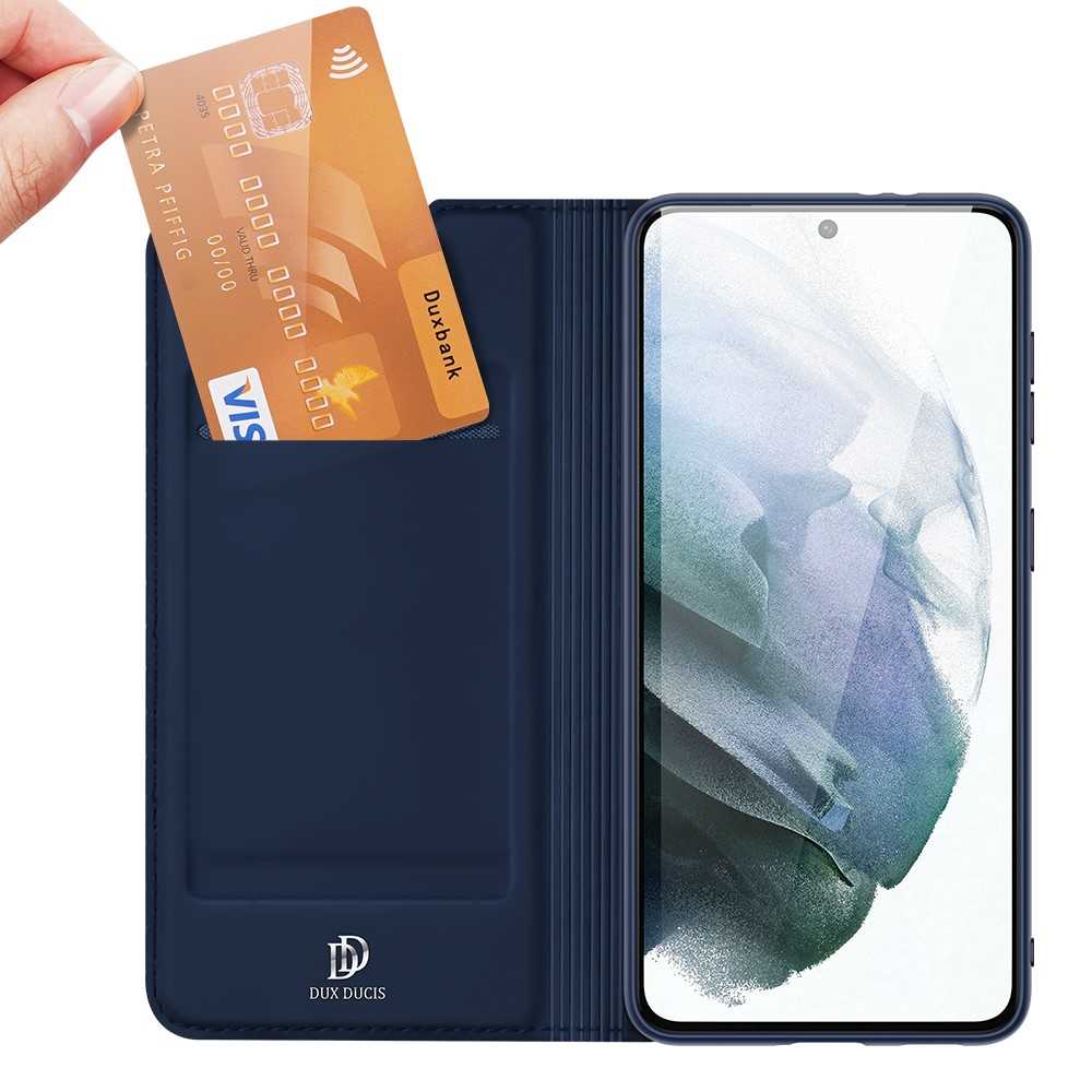 DUX DUCIS Wallet Case für SAMSUNG GALAXY S21 FE Skin Pro Series Handy Tasche