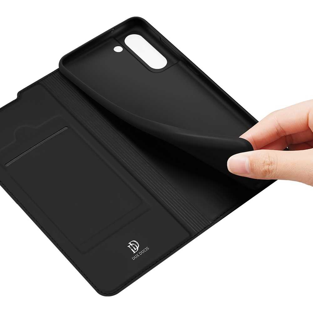 DUX DUCIS Wallet Case für SAMSUNG GALAXY S21 FE Skin Pro Series Handy Tasche