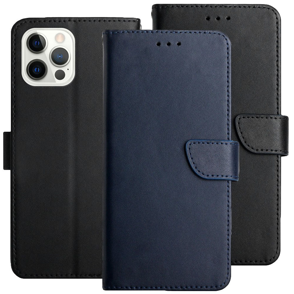 Handy Tasche für Apple iPhone 16 PRO MAX Echt Leder Klappetui Hülle Flip Case