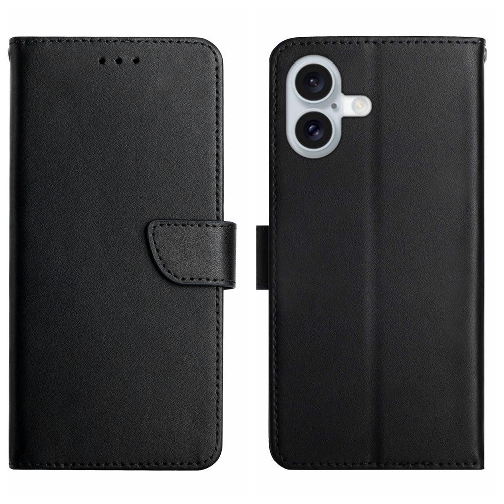 Handy Tasche für Apple iPhone 16 Echt Leder Klappetui Schutzhülle Wallet Magnet