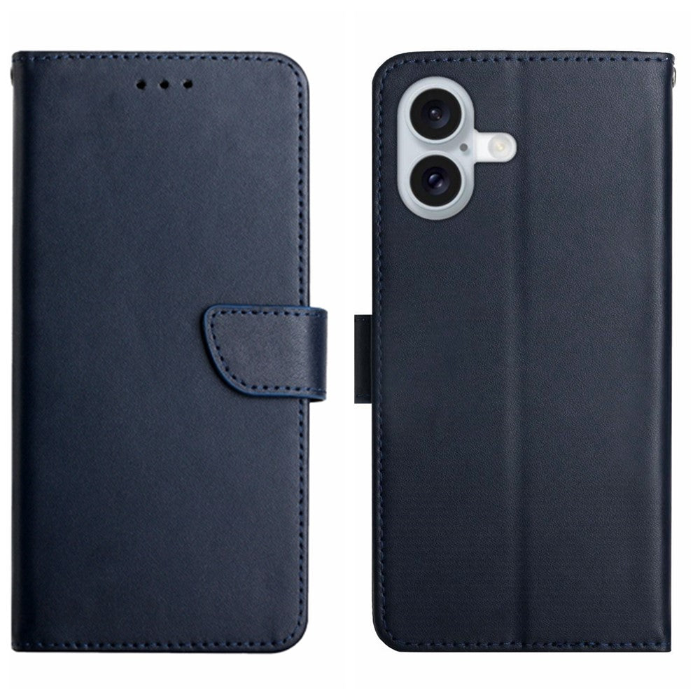 Handy Tasche für Apple iPhone 16 Echt Leder Klappetui Schutzhülle Wallet Magnet