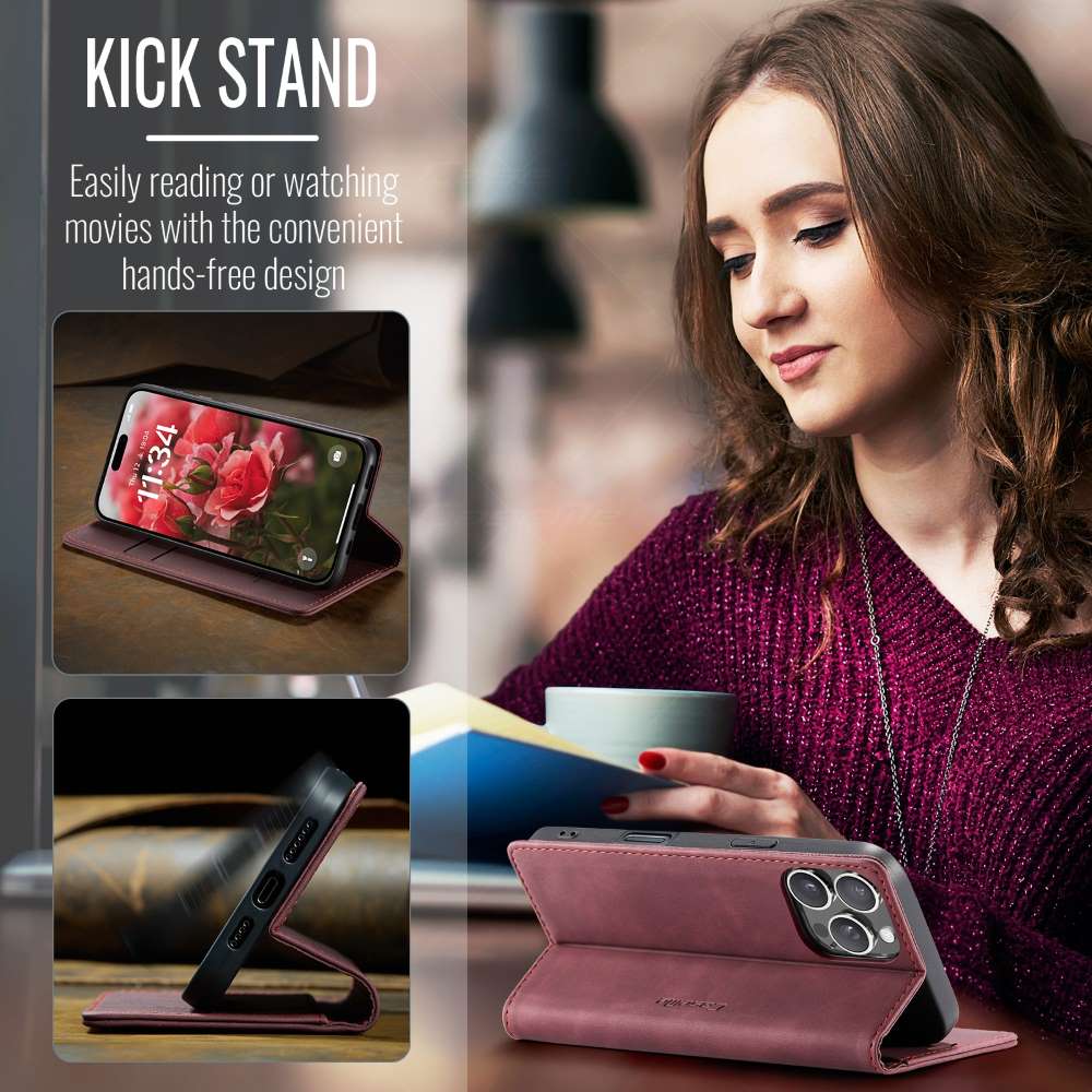 CASEME Handy Tasche für Apple iPhone 16 PRO Wallet 013 Series Hülle Klapp Etui