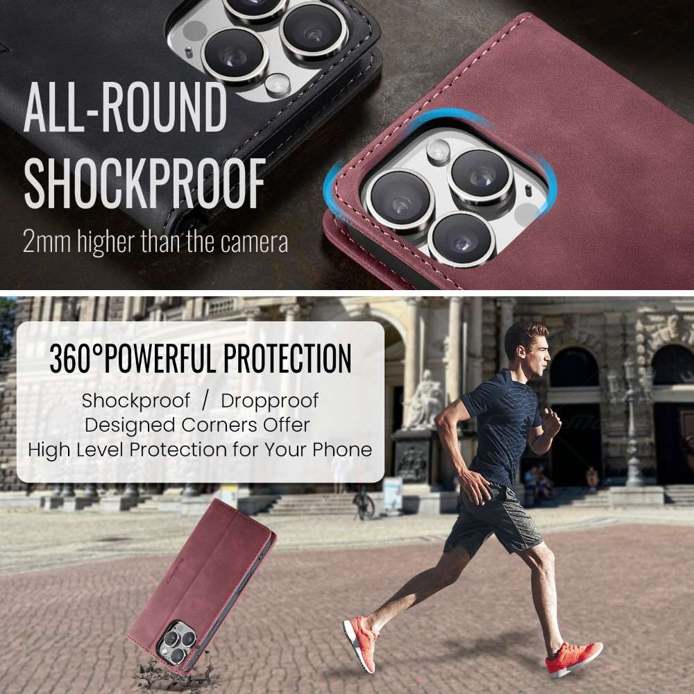 CASEME Handy Tasche für Apple iPhone 16 PRO Wallet 013 Series Hülle Klapp Etui