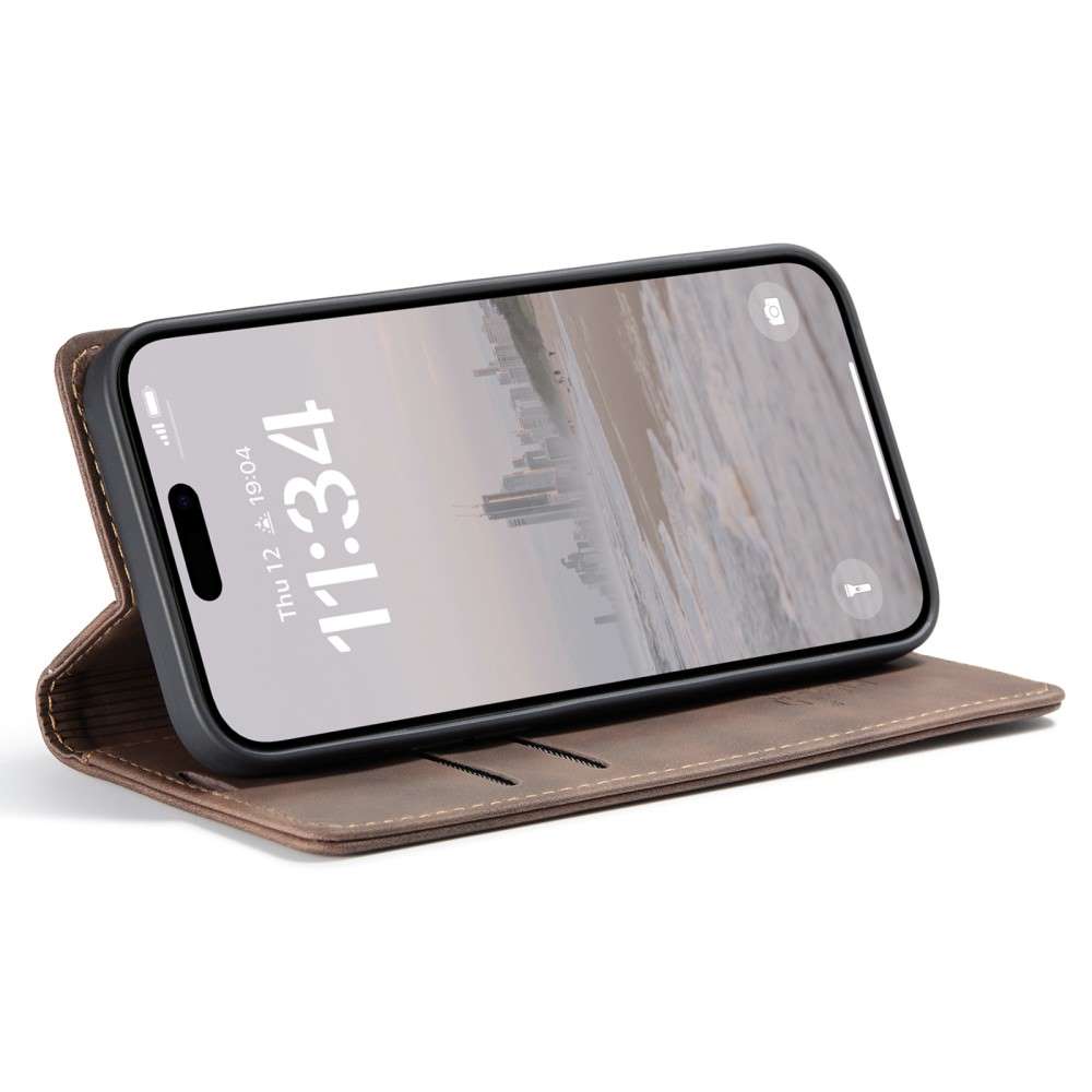CASEME Handy Tasche für Apple iPhone 16 Wallet 013 Series Klapp Hülle Business