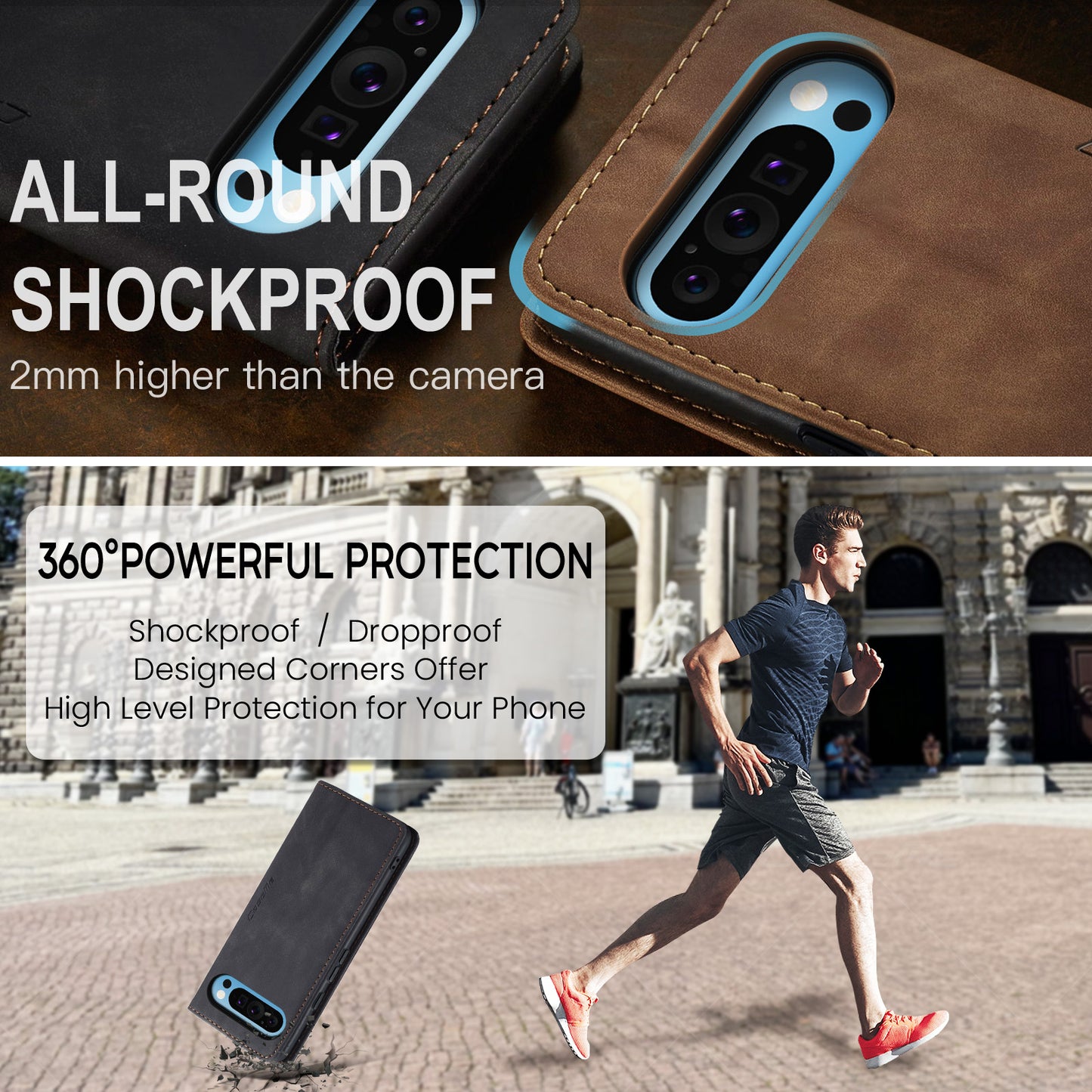 CASEME Handy Tasche für Google Pixel 10 PRO XL Wallet 013 Series Hülle Etui