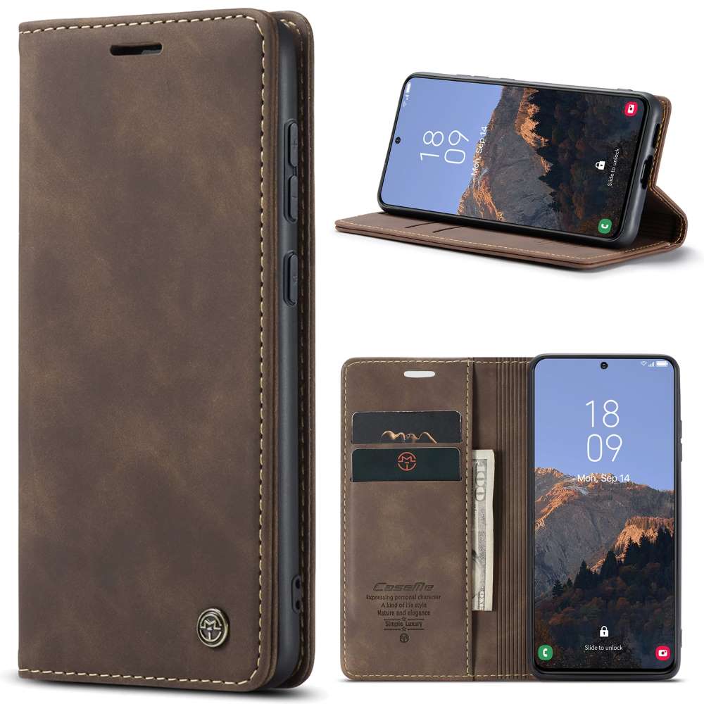 CASEME Handy Tasche für Samsung Galaxy S23 PLUS Wallet 013 Series Hülle Etui