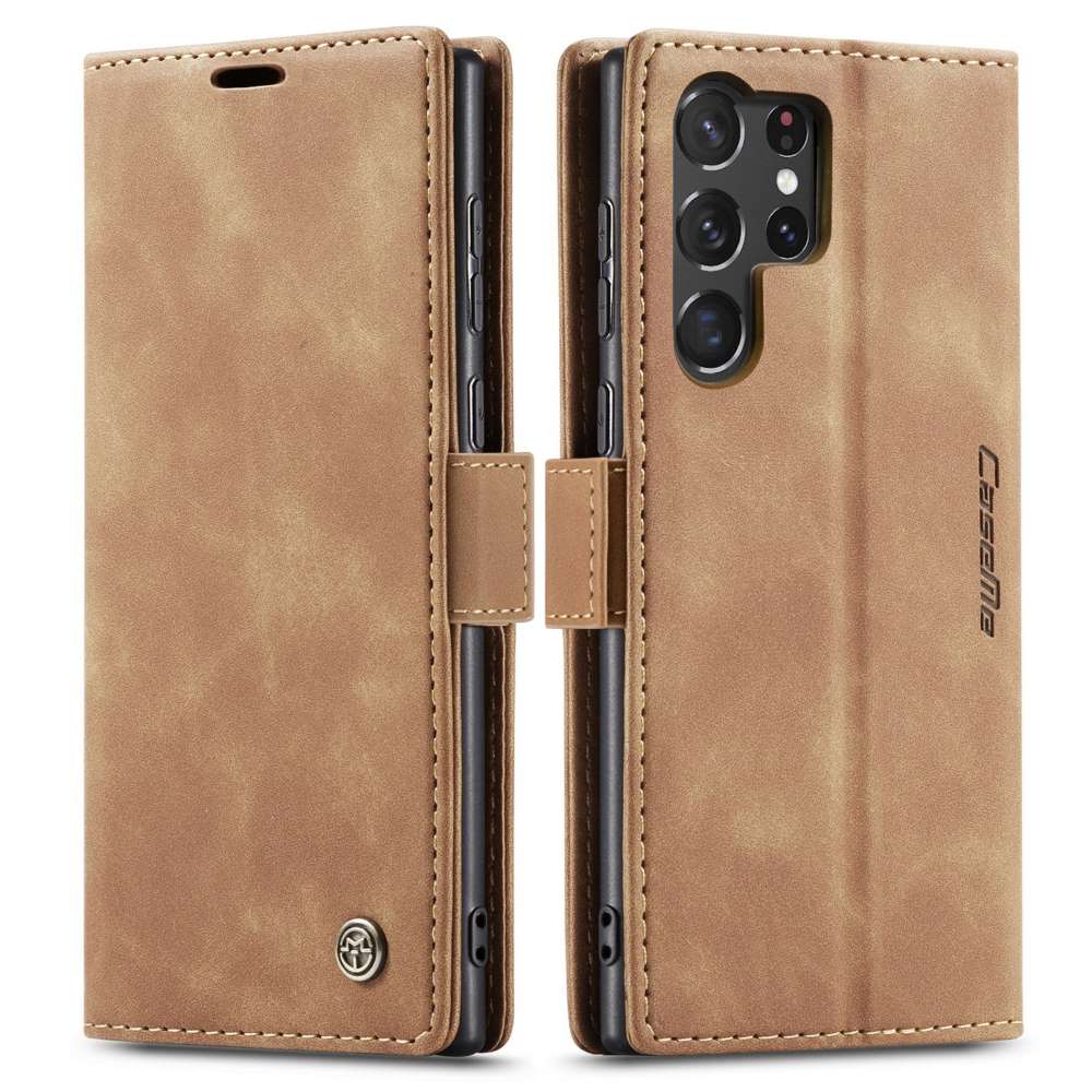 CASEME Handy Tasche für Samsung Galaxy S23 ULTRA Wallet 013 Series Hülle Etui