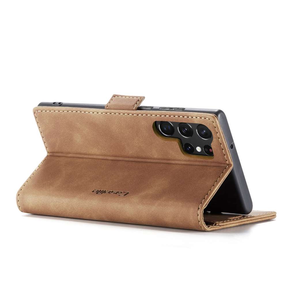 CASEME Handy Tasche für Samsung Galaxy S23 ULTRA Wallet 013 Series Hülle Etui