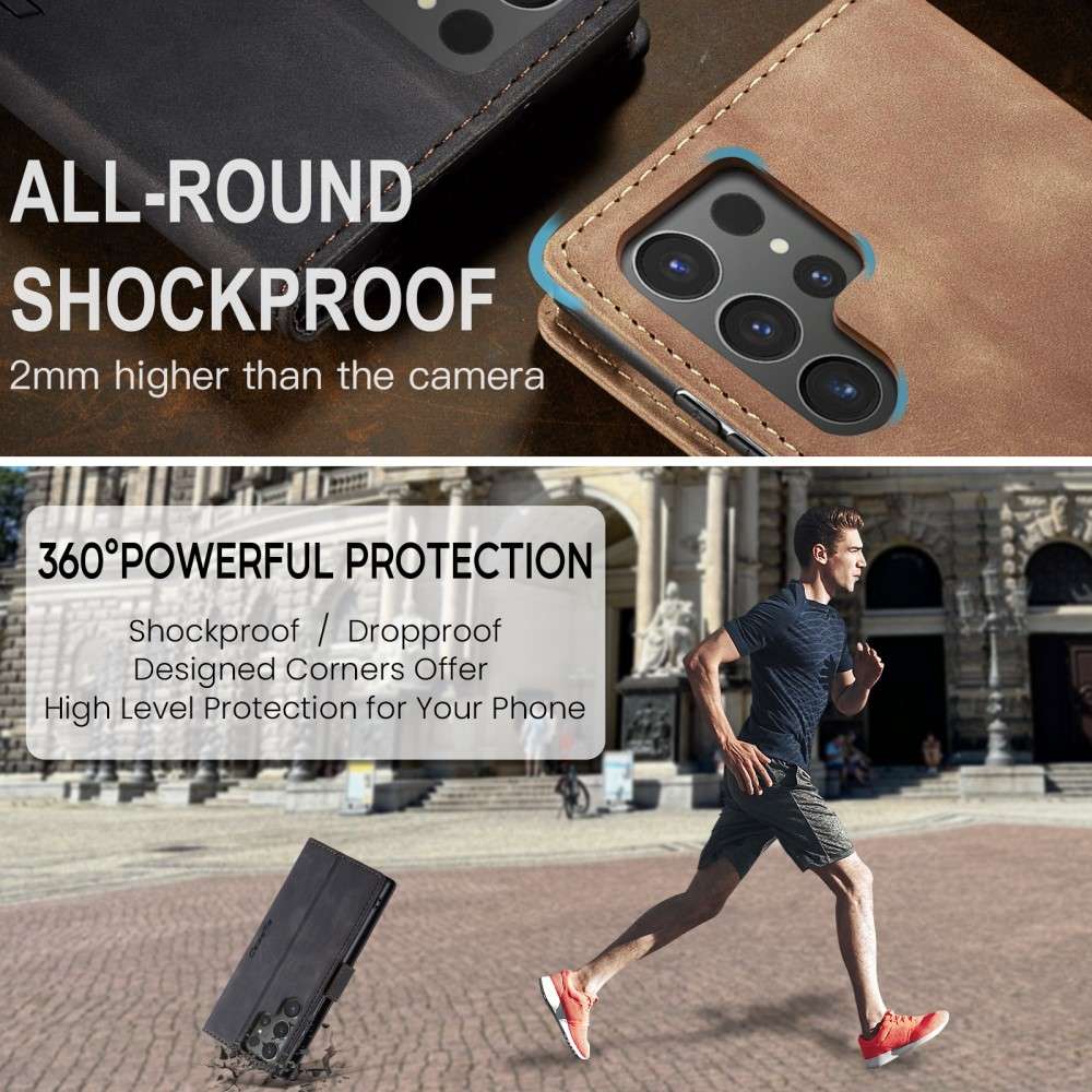 CASEME Handy Tasche für Samsung Galaxy S25 ULTRA Wallet 013 Series Hülle Etui