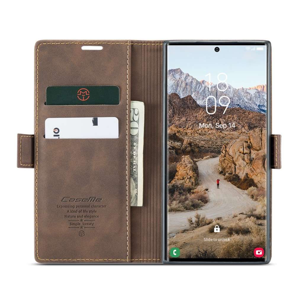 CASEME Handy Tasche für Samsung Galaxy S25 ULTRA Wallet 013 Series Hülle Etui
